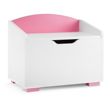 Dětský úložný kontejner PABIS 50x60 cm bílá/růžová