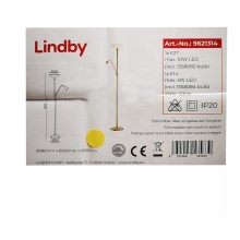 Lindby - Stojací lampa JOST 1xE27/10W/230V + 1xE14/5W