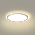 Brilagi - LED Koupelnové stropní svítidlo ULTRA SLIM LED/18W/230V pr. 30 cm stříbrná IP54