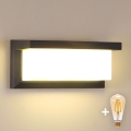 Brilagi - LED Stmívatelné venkovní nástěnné svítidlo BRICKY 1xE27/6W/230V 2700-6500K IP54 antracit