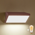 Brilagi - LED Stmívatelné venkovní nástěnné svítidlo TRIANGLE 1xE27/6W/230V 2700-6500K IP65 hnědá