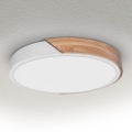 Brilagi - LED Stropní svítidlo PILANA LED/24W/230V dub/bílá pr. 30 cm
