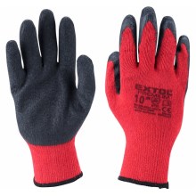 Extol Premium - Pracovní rukavice velikost 10" červená/šedá