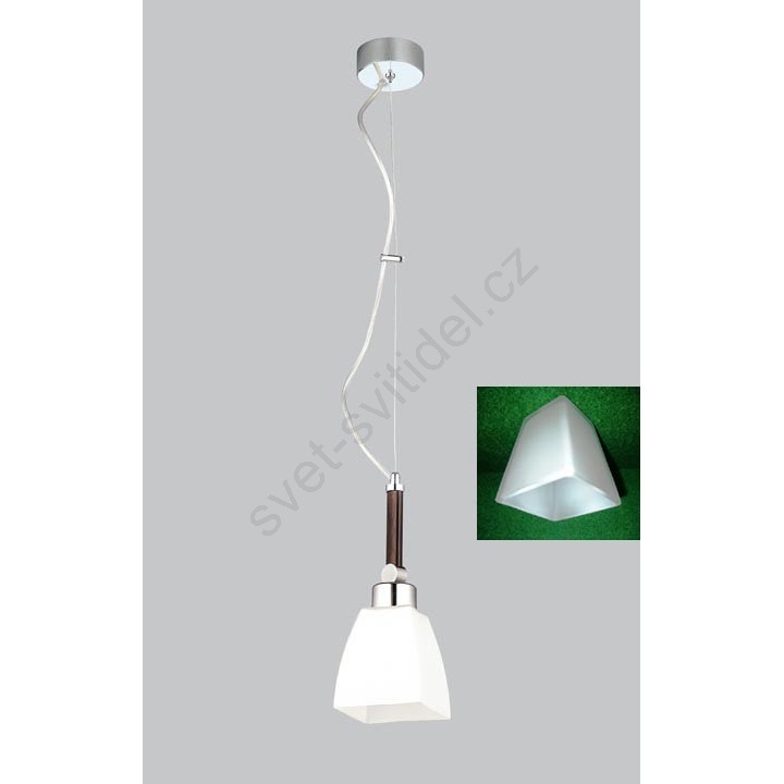 Závěsný lustr TORINO TR1 1xE27/60W wenge