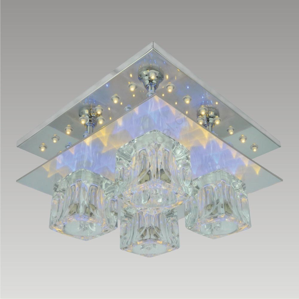 Lustr přisazený VEGAS 4xG9/28W+56xLED/0,05W
