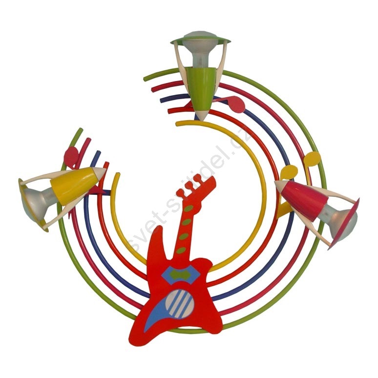 Přisazený lustr GUITAR