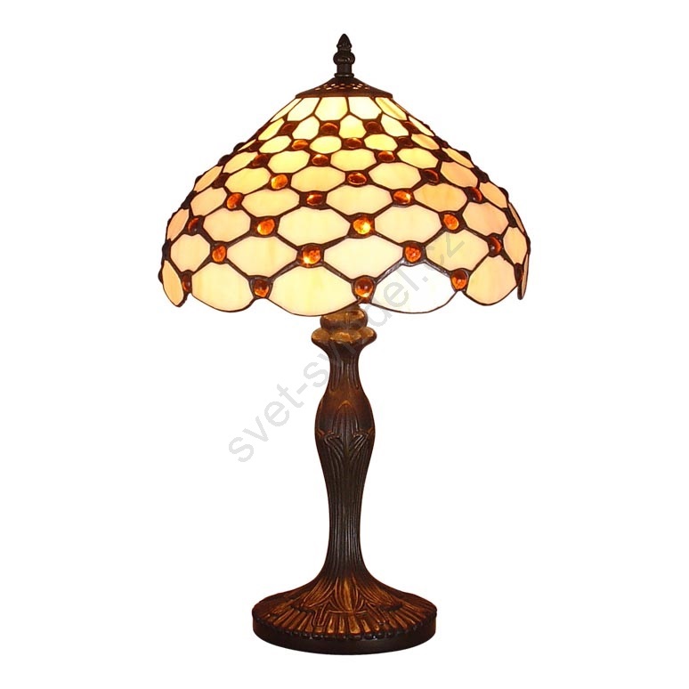 Lampa stolní TIFFANY vitráž
