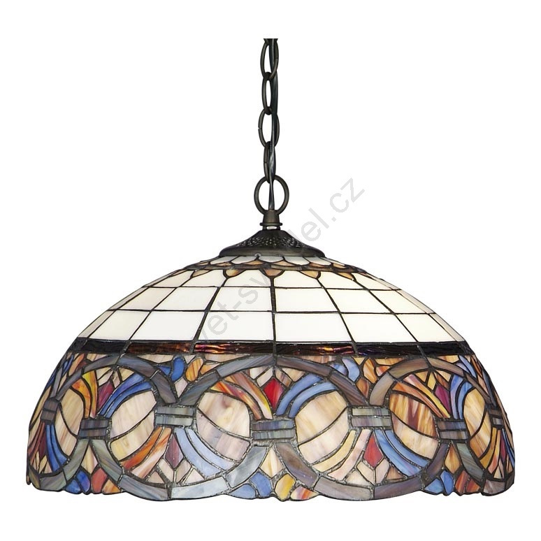 Lustr na řetězu TIFFANY