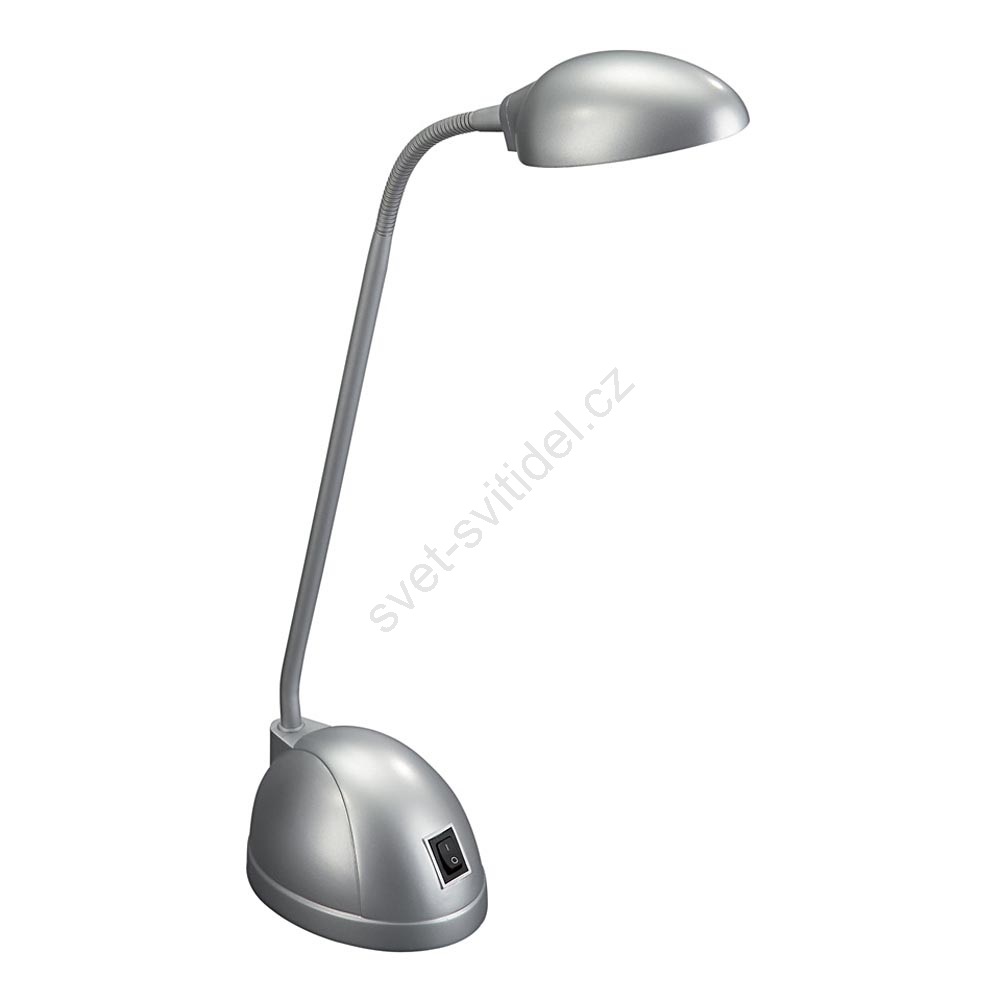 Stolní lampa  1xG9/40W/230V metalicky šedá