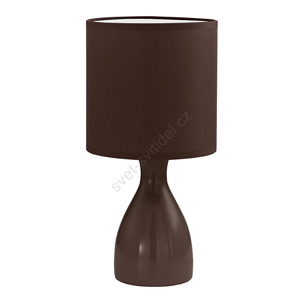 EGLO 13483 - Stolní lampa 1xE14/60W hnědá