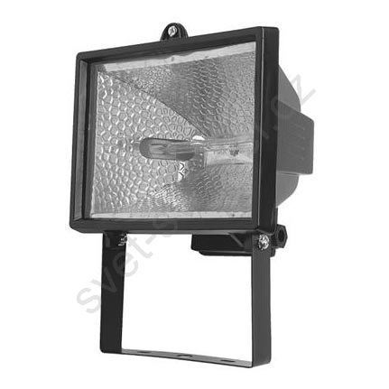 Halogenový reflektor HALO 500B 1xR7s/500W černá