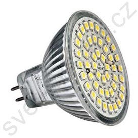 LED žárovka LED48 SMD MR16/3,5W  teplá bílá