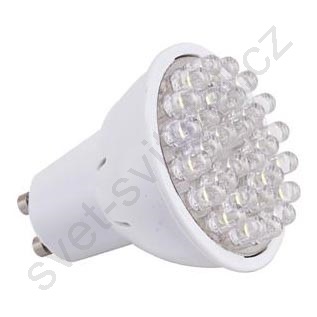 LED žárovka LED48 GU10 2,4W studená bílá