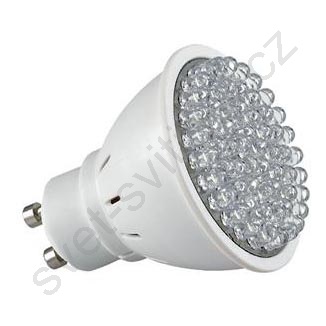 LED žárovka LED60 GU10/3W  studená bílá