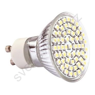 LED žárovka LED60 SMD GU10/4W studená bílá