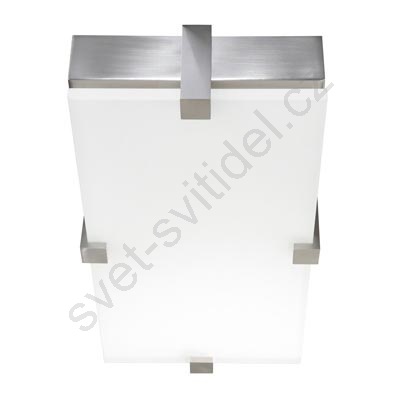 Stropní svítidlo KWADRO 1xG23/11W/230V matný chrom/bílá