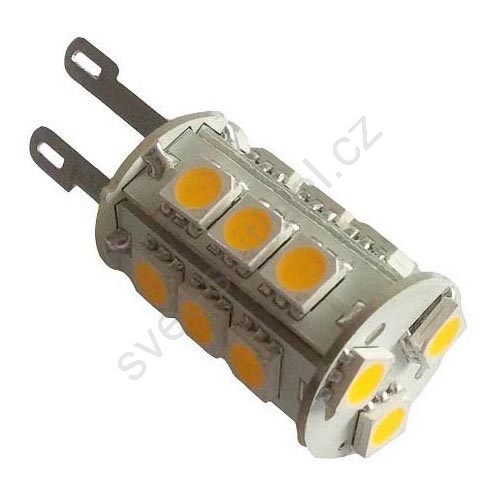 LED žárovka 18x5050 SMD EPISTAR G9/3W