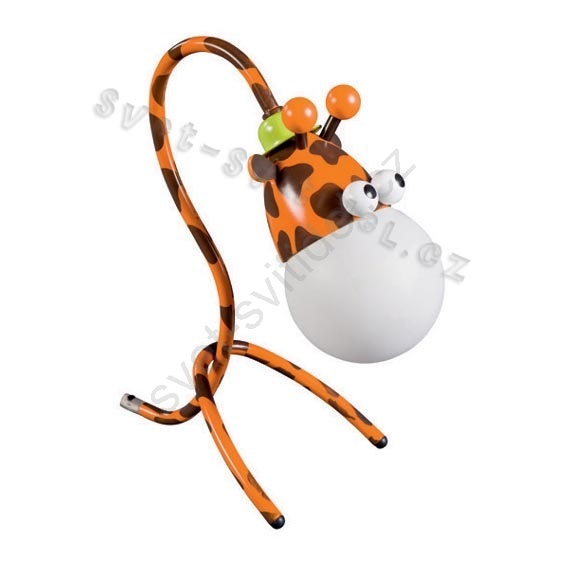 Stolní lampa GIRAF 1xG4/10W/12V oranžová