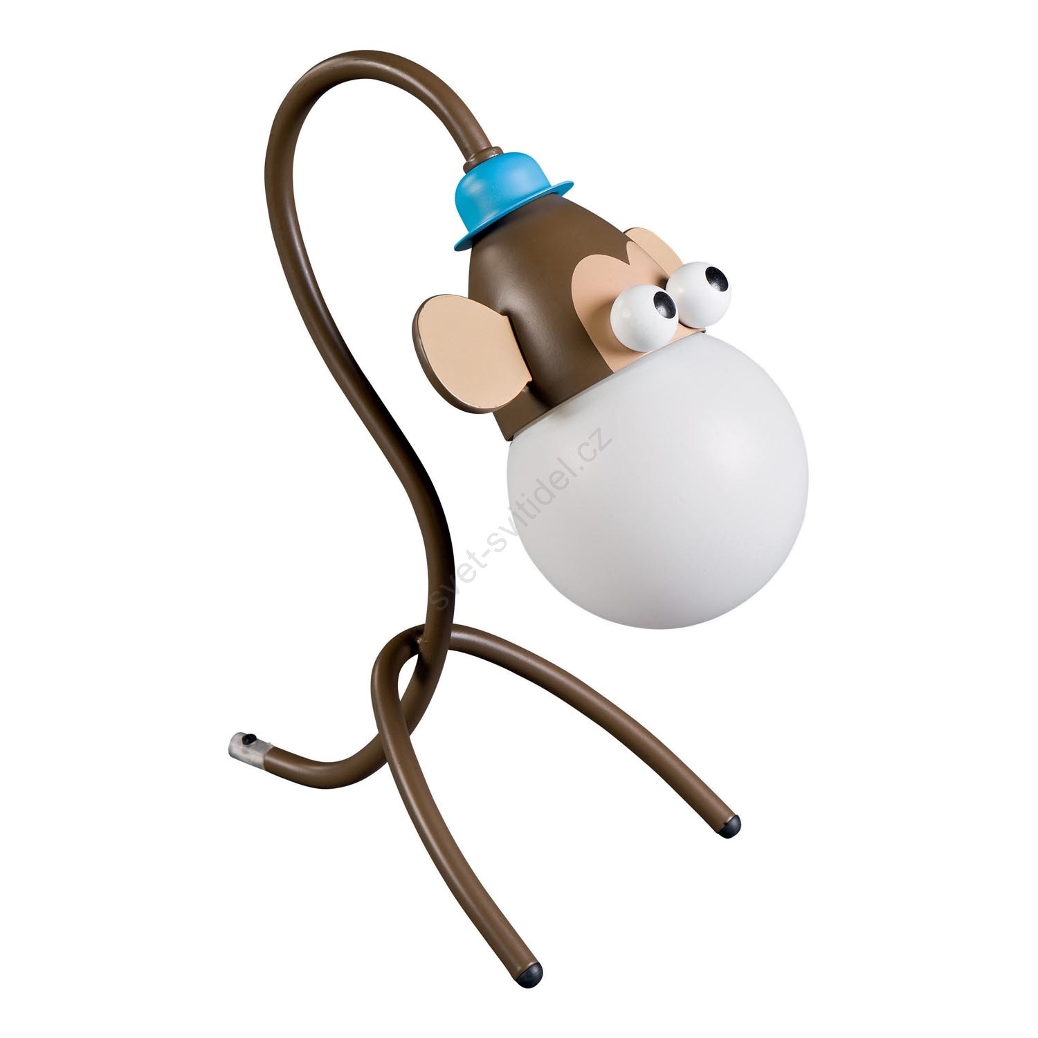 Stolní lampa MONKEY hnědá