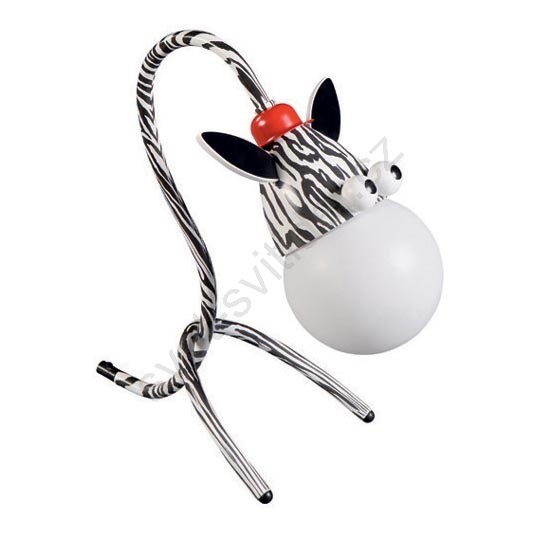 Stolní lampa ZEBRA černá