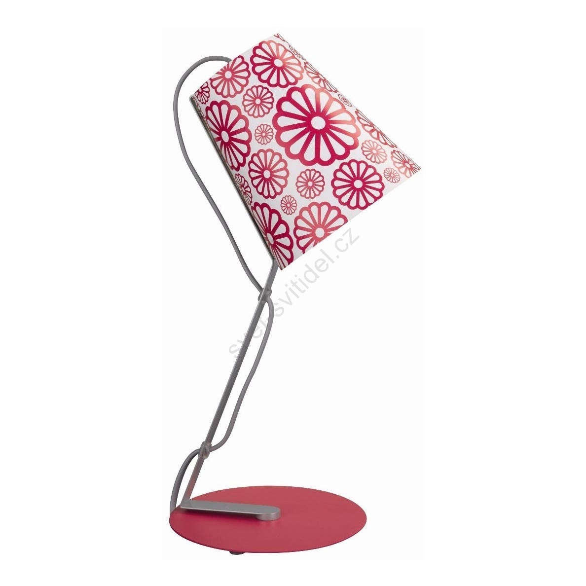 Stolní lampa SKIP 1xE14/12W/230V růžová