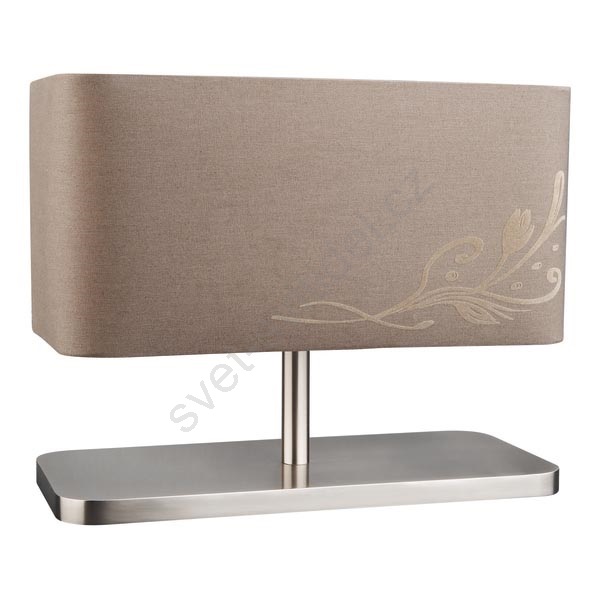Lampa stolní NELSON 1xE27/60W kovově šedá