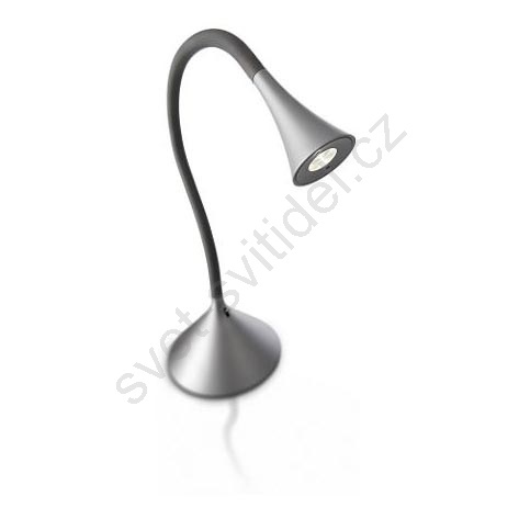 PHILIPS 66703/87/16 - Stolní lampa LEDINO 1xLED/2,5W šedá
