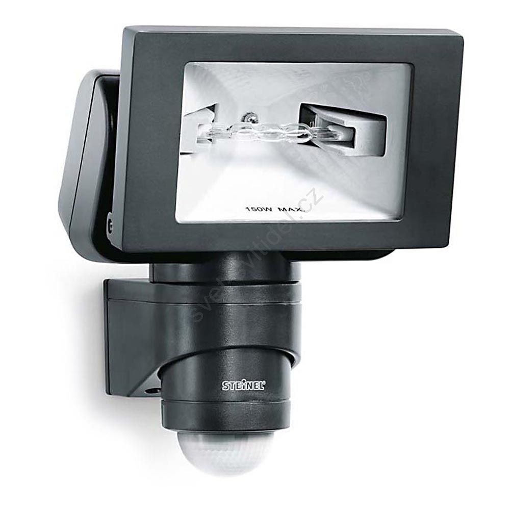 Steinel 633011 - HS 150 DUO černá senzorová lampa pro venkovní prostory