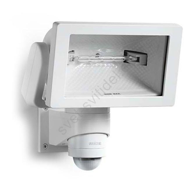 Steinel 633110 - HS 150 DUO bílá senzorová lampa pro venkovní prostory
