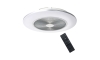 LED Stmívatelné stropní svítidlo s ventilátorem ARIA LED/38W/230V 3000-6000K stříbrná + dálkové ovládání