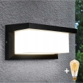 LED Stmívatelné venkovní nástěnné svítidlo NEELY 1xE27/6W/230V 2700-6500K IP54 černá