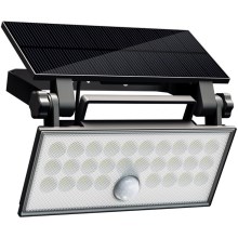 Top Light - LED Solární nástěnný reflektor se senzorem HELEON PRO LED/8W/3,7V IP65 4000K