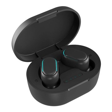 Voděodolná bezdrátová sluchátka Bluetooth 45 mAh černá
