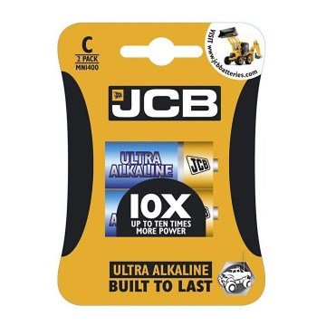 2 ks Alkalická baterie OXI ULTRA C 1,5V