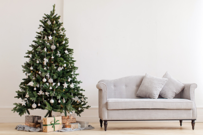 Umělý stromeček. Vánoční atmosféra, která neopadá