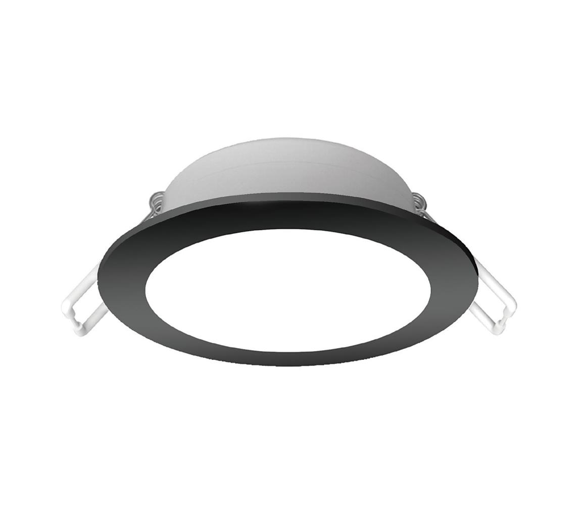 B.V.  - LED Koupelnové podhledové svítidlo LED/4,8W/230V 3000K černá IP65