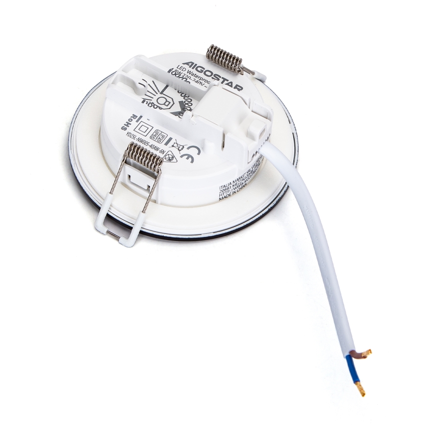 Aigostar - LED Koupelnové podhledové svítidlo LED/4,8W/230V 4000K černá IP65