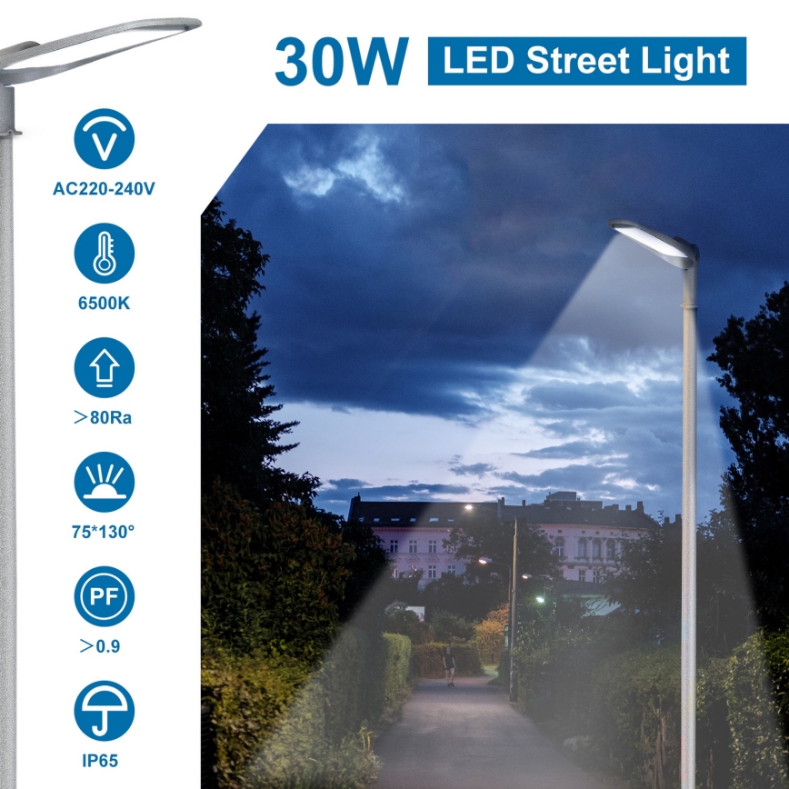 Aigostar - LED Pouliční lampa LED/30W/230V 6500K IP65