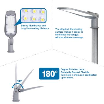 Aigostar - LED Pouliční lampa LED/30W/230V 6500K IP65