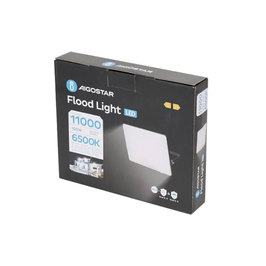 Aigostar - LED Reflektor LED/100W/230V 6500K IP65 černá