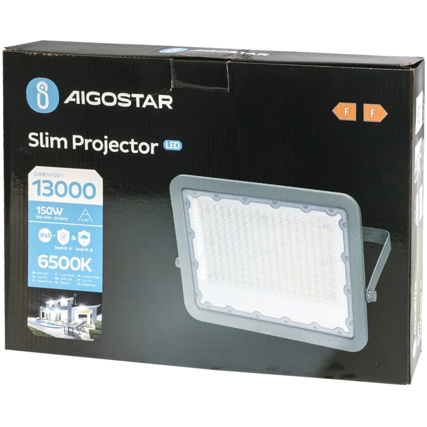 Aigostar - LED Reflektor LED/150W/230V šedá 6500K IP65