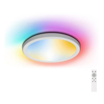 Aigostar - LED RGB Stmívatelné koupelnové stropní svítidlo LED/18W/230V 3000-6500K pr. 30 cm IP44 + dálkové ovládání