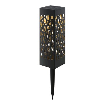 Aigostar - LED Solární lampa LED/0,006W/1,2V 28,5cm černá 2700K IP44 100 mAh