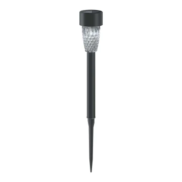 Aigostar - LED Solární lampa LED/0,006W/1,2V 29,7 cm černá 6500K IP44