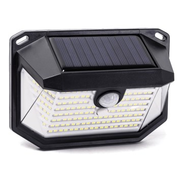 Aigostar - LED Solární nástěnné svítidlo se senzorem LED/0,8W/5,5V 6500K IP65