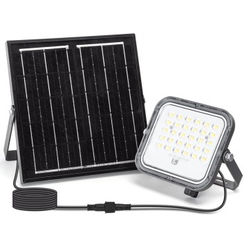 Aigostar - LED Stmívatelný solární reflektor LED/50W/3,4V 3000/4000/6500K IP66 4000 mAh + dálkové ovládání