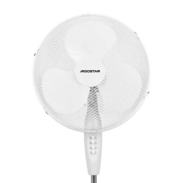 Aigostar - Stojanový ventilátor 40W/230V bílá