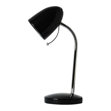 Aigostar - Stolní lampa 1xE27/36W/230V černá/chrom