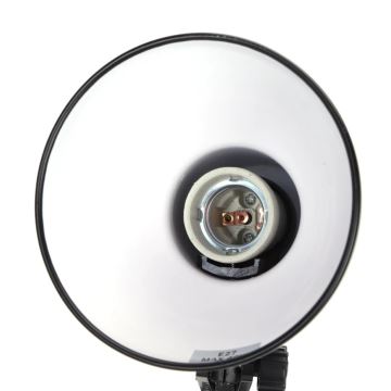 Aigostar - Stolní lampa 2v1 1xE27/40W/230V černá