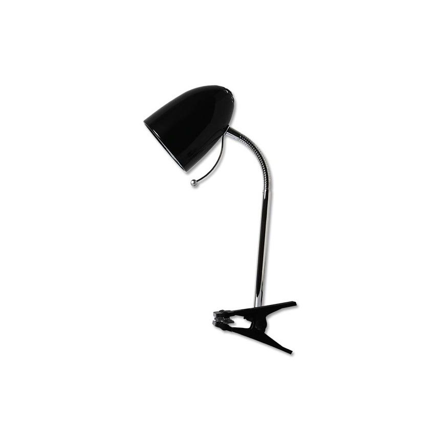 Aigostar -  Stolní lampa s klipem 1xE27/11W/230V černá/chrom